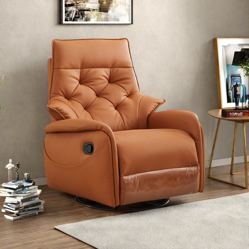 Fauteuil inclinable pivotant à 360 °, Orange