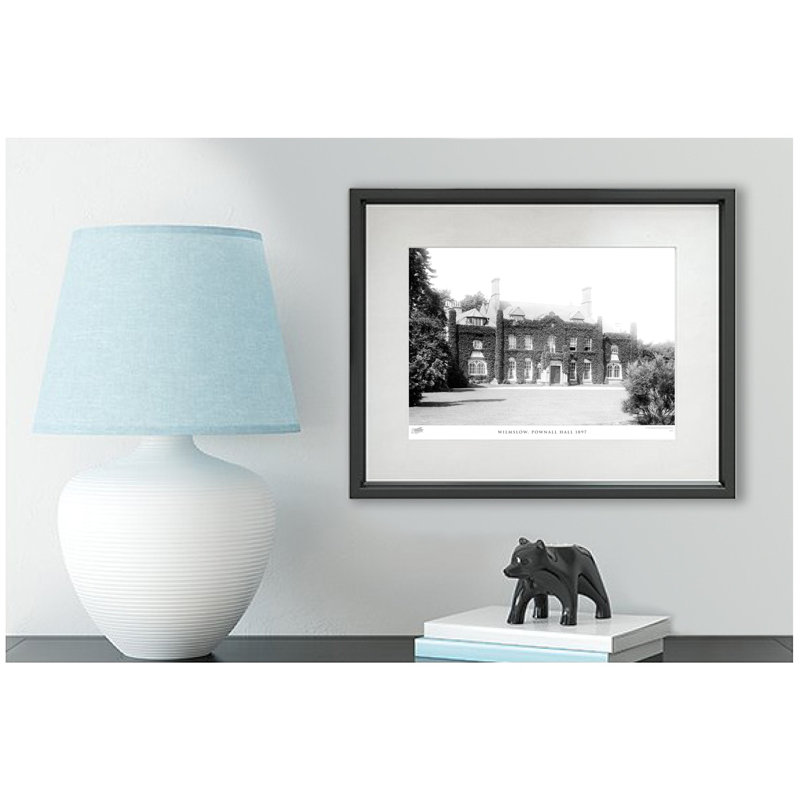 Wilmslow, Pownall Hall 1897 - Single Picture Frame Print, 45cm H x 60cm W x 2.3cm D