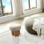 Tabouret avec coussin en peluche Grieg-1490628363