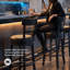 Tabouret de bar rotatif Daiah