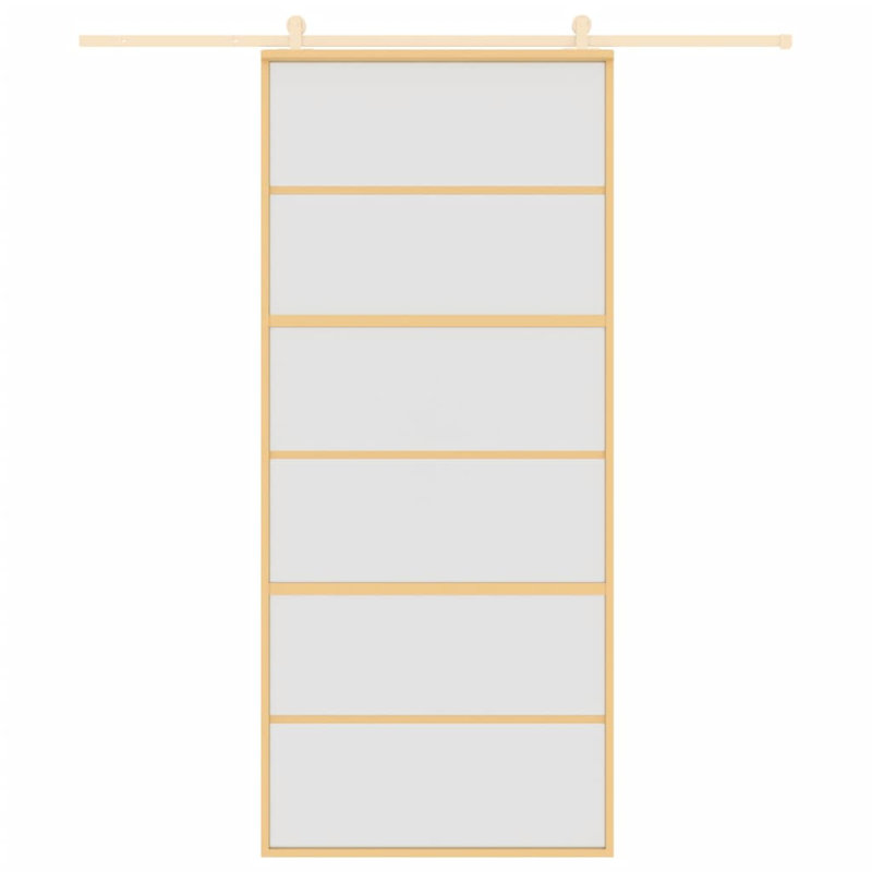 Adylynn Metal Sliding Doors, 205cm H x 90cm W