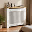 83Cm High Radiator Cover Modern Mdf Grill Shelf Cabinet Heater Cover With Wood Texture Nature Top Vertical Slats Radiator Shelf Thickened For Living Room Bedroom Vertical -125967248