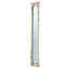Miroir de plancher 11,8 x 1,6 x 69,3 po avec finition blanche vieillie