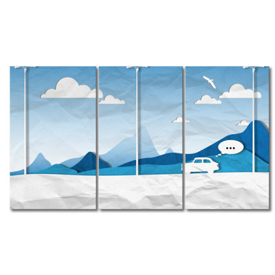 3 Piece Wrapped Canvas Print