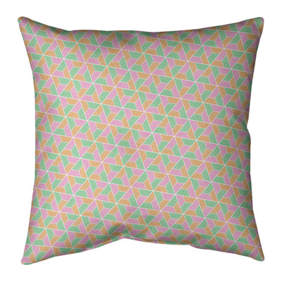 Housse de coussin carré et insert Katelyn Elizabeth Trapezoids
