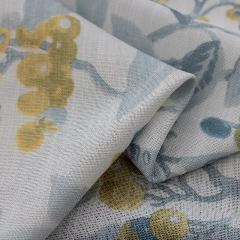 Sura Linen Blend Room Darkening Curtain Pair (Set of 2), 50" W x 102" L