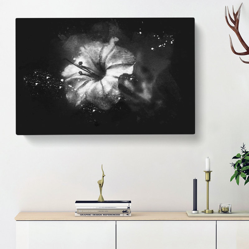 Geranium Flower - Wrapped Canvas, 50cm H x 76cm W x 3cm D