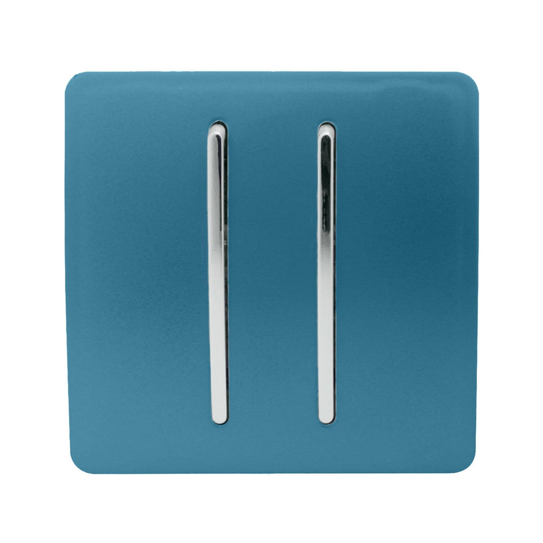 Trendi Switch 2 Gang 1 or 2 way Rocker Light Switch