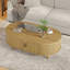 Meuble télé et table basse en chêne