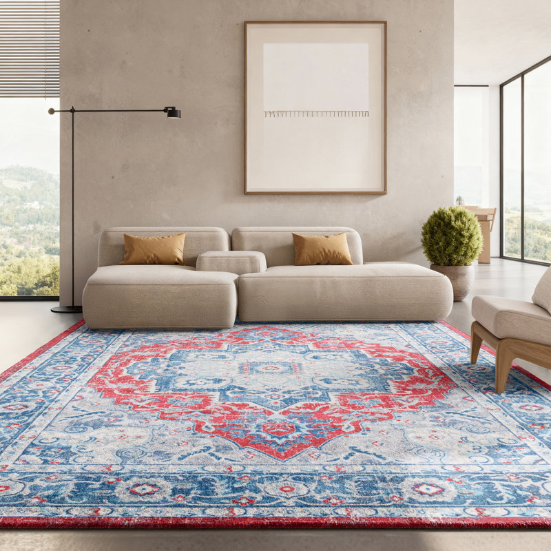 Clauddetta Performance Oriental Rug, Rectangle 8' x 10'