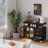 Katracy 39.37'' Sideboard With LED Light-1854614508