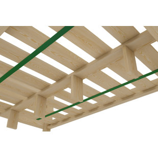 Nodax Wooden Bed Frame Slats - 100% Pine Wood Replacement Slats, Sustainable & Eco-Friendly Material, Easy to Assemble | Set of 16