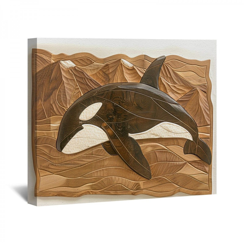 «Orca» sur, H 11 po x l 14 po x P 3 po