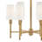 Fenwick Six-Light Chandelier w/ Natural Paper Shades-94486990