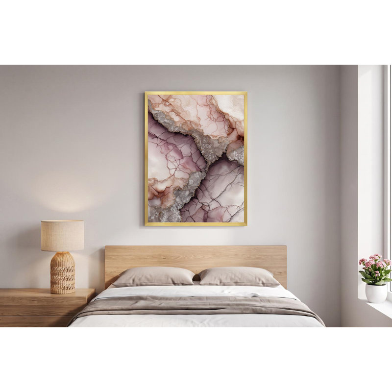 Auric Rose, 22" H x 29" W
