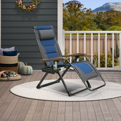 Zero Gravity Lounge Chair Recliners For Patio, Pool & Camping - Folding Design by Arlmont & Co.