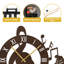 Grande horloge murale silencieuse en métal-98916683-98916686