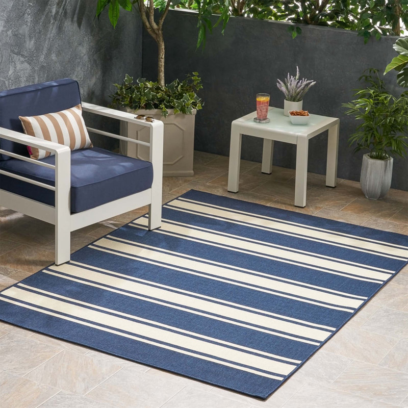 Aichatou Striped Rug