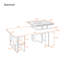 Tables basses gigognes polyvalentes, finition bois, style maison de campagne moderne pour le salon