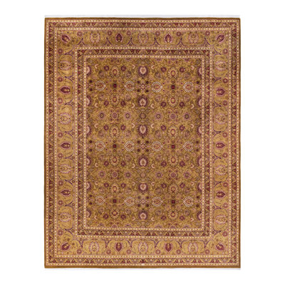 Hayner One-of-a-Kind 8' 1" X 10' 5" 2000s Wool Area Rug in Yellow