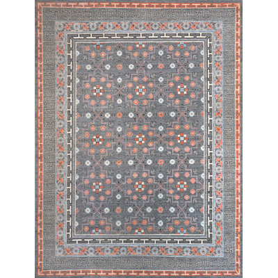 Oushak Collection, Transitional One-of-a-Kind Rectangle 8'10" X 11'11" Wool Area Rug