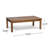 Patio Loveseat And Coffee Table Set, Patio Furniture Set With Cushion, Acacia Wood Frame Conversation Set For Garden, Backyard, Porch And Poode, Minimalistic Style-2075200786