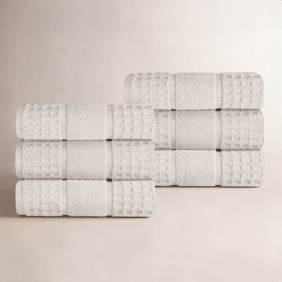 Camillah Waffle Cotton Hand Towel Set