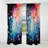 Verasha Pink And Blue Neon Pop Art II - Glam Curtain - Velvet Room Darkening - 1 panel-1477794814