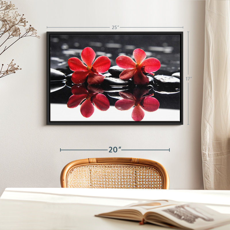 «Spa Orchids», reproduction sur toile, H 17 po x l 25 po