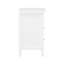 Table de chevet 2 tiroirs Weston White-74663296