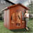 Outdoor FAR Infrared Sauna in Hemlock