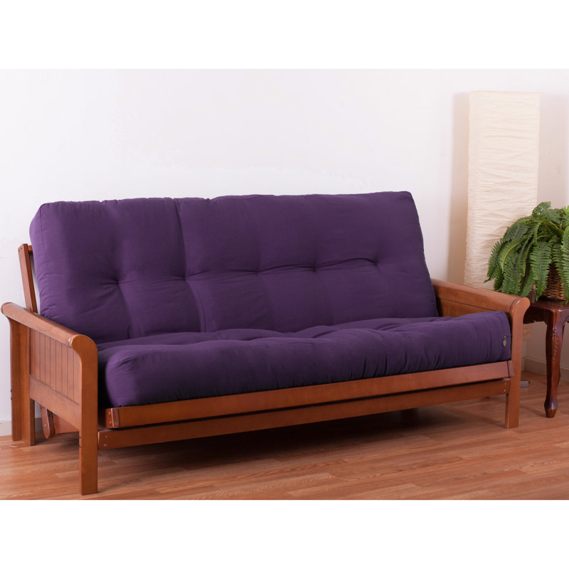 6'' Futon  Mattress, Grape, Full