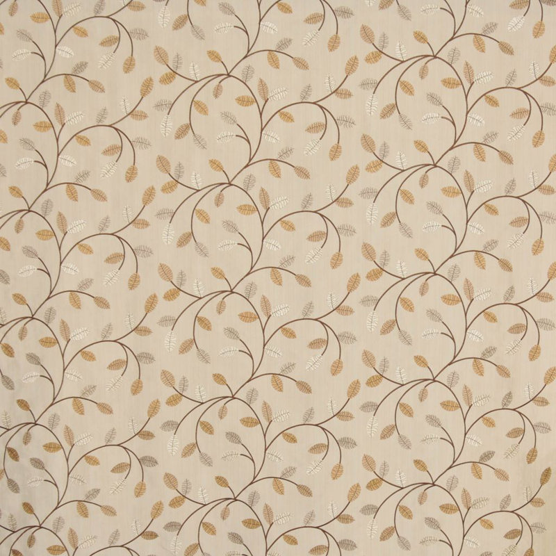 Tissu floral Allure, Latte
