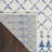 Cianciolo Geometric Blue/Ivory Area Rug-1130303604