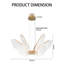 Modern Butterfly Chandelier With Led Light Kit