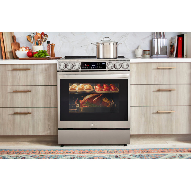 6.3 Cu. Ft. Stainless Steel Smart Convection Electric Range