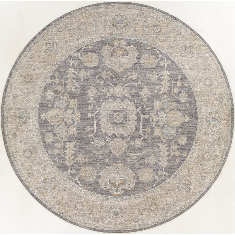 Tapis gris Slidell, Rond 7 pi
