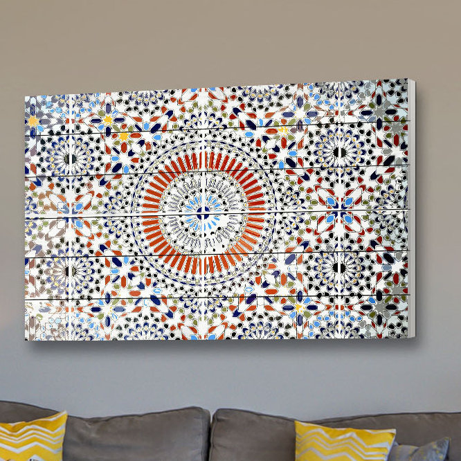 Reproduction d’art sur bois blanc "kortoba" par parvez taj,