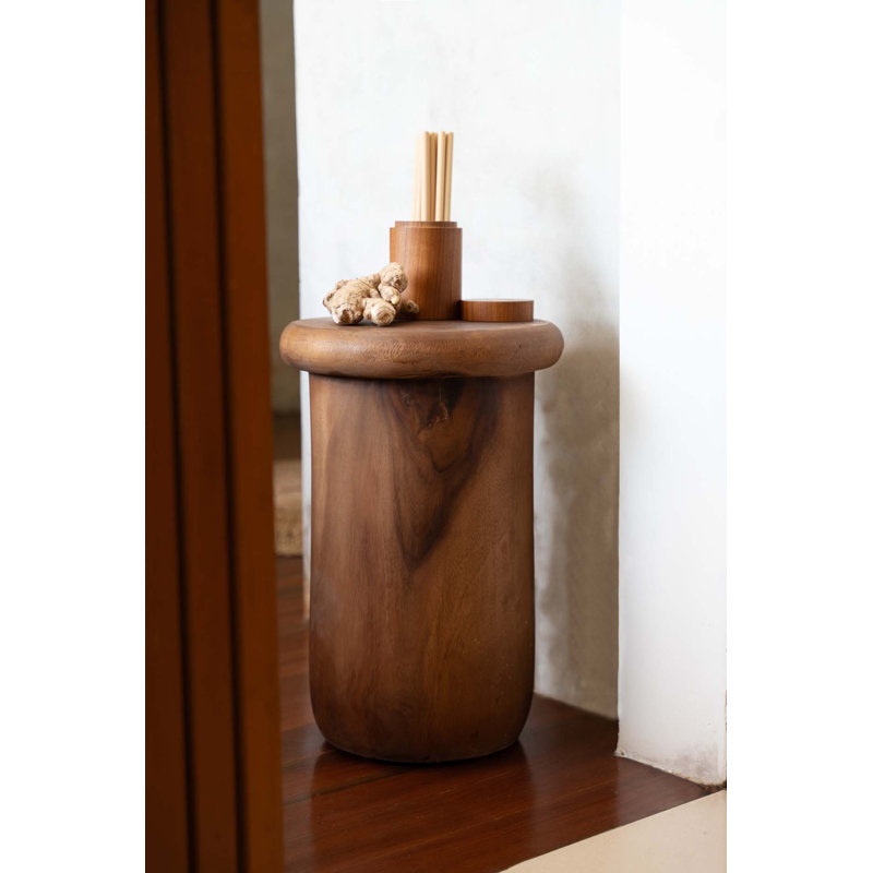 Jeisyville Solid Wood Accent Stool