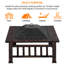  Steel Charcoal and Wood Burning Fire Pit-634748969-634748971