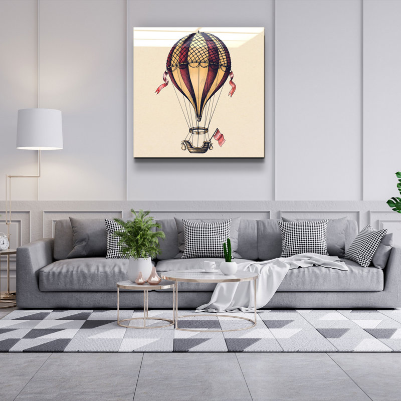 Stunning Decorative Tempered Glass Painting, 19.7 x 19.7 Inches | 100% Tempered Glass, Thickness: 0.16 Inches | UV Printing for Vibrant Colors | Perfect for Home Décor, Living Room or Office Wall Art