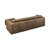 Beryl 90.74'' W 4-Piece Modern Modular Full Grain Genuine Leather Sofa And Ottoman Set-587268171