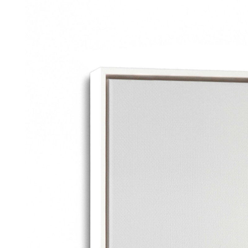 Frozen Echoes, ensemble de 3 toiles tendues, Cadre flottant blanc opaque, H 30,75 po x l 62,25 po x P 1,75 po