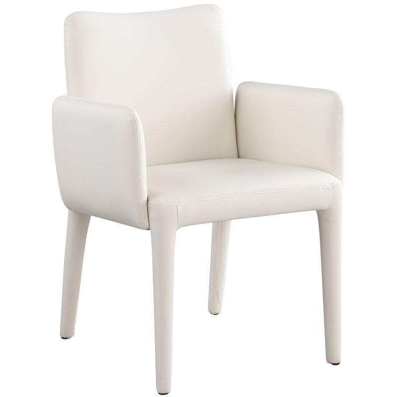Pelle 25'' Wide, Cream Vegan Leather