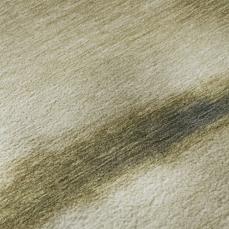 Premium Machine Washable Mayfield AMF2419 Abstract Rug, Wheat, 2'6" x 3'10"