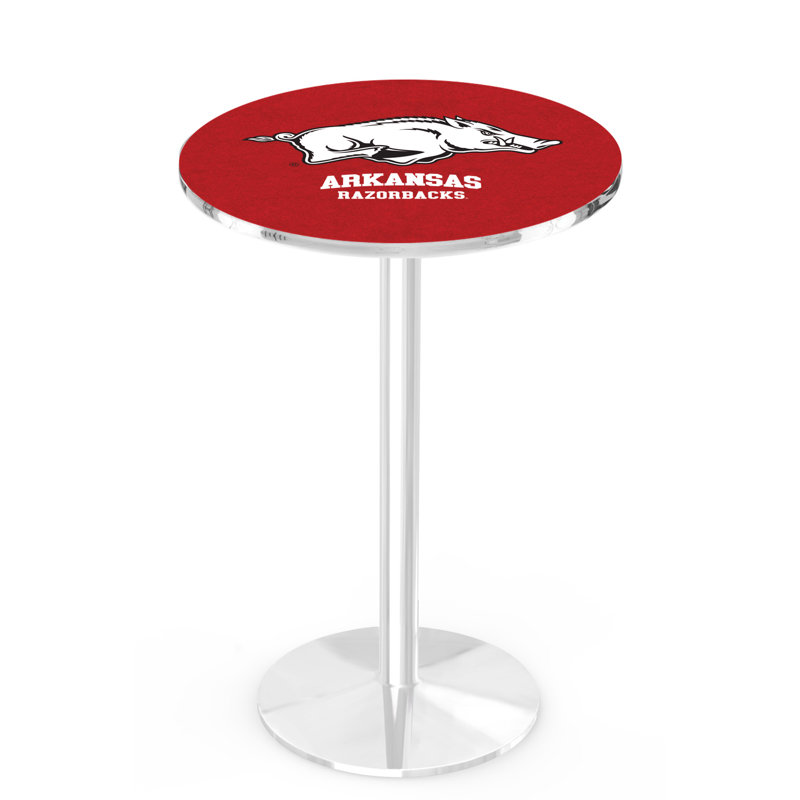 Table bistro NCAA, Chrome, Université de l'Arkansas