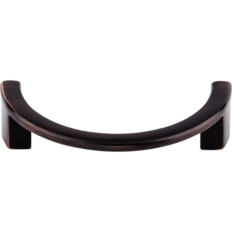 Half Circle Open 3 1/2" Center to Center Finger pull, Tuscan Bronze