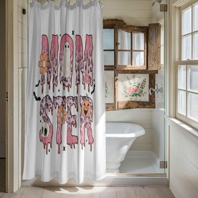 Mom’s Haunt - 1 Piece Standard Shower Curtain, 74"H x 71"W