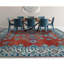 Wool Oriental Area Rug in Rust/Ivory/Blue-106951627