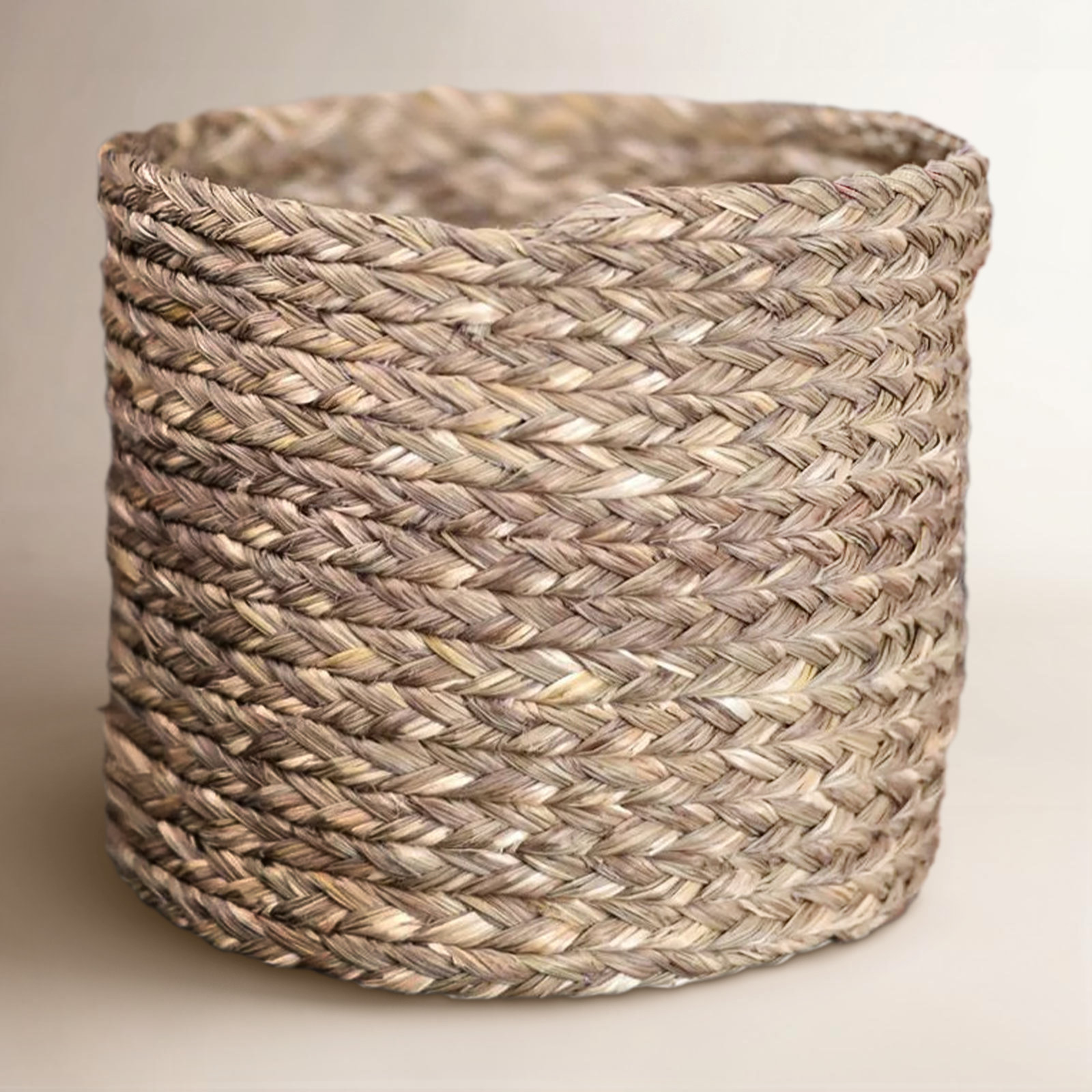Handmade Seagrass Decorative Basket